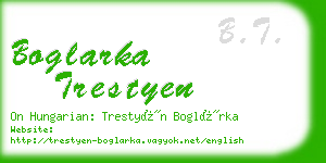 boglarka trestyen business card